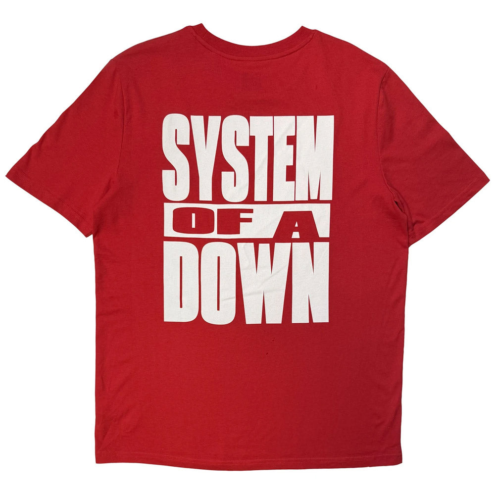 【予約商品】 SYSTEM OF A DOWN システムオブアダウン - Dusseldorf Event Tour '26 / バックプリントあり / ツアー会場限定 / Tシャツ / メンズ