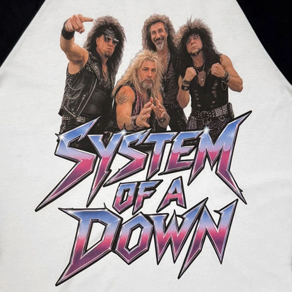 【予約商品】 SYSTEM OF A DOWN システムオブアダウン - Hair Metal Tour '26 / ラグラン長袖 / ツアー会場限定 / Tシャツ / メンズ