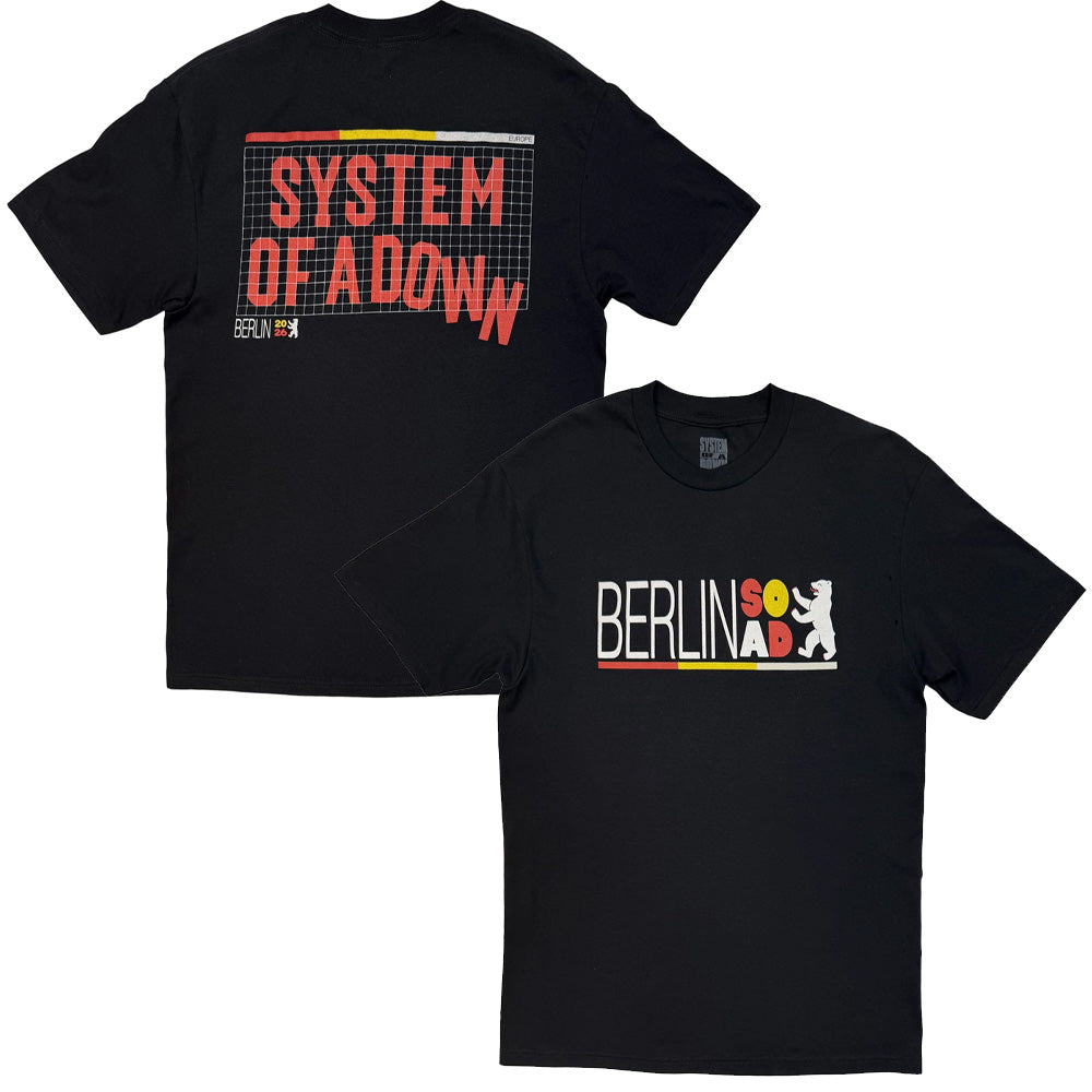 SYSTEM OF A DOWN - Berlin Event Tour '26 / バックプリントあり / ツアー会場限定