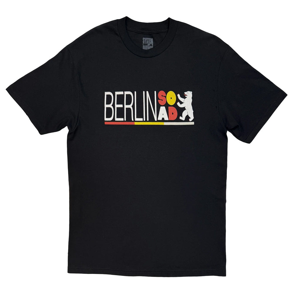 【予約商品】 SYSTEM OF A DOWN システムオブアダウン - Berlin Event Tour '26 / バックプリントあり / ツアー会場限定 / Tシャツ / メンズ