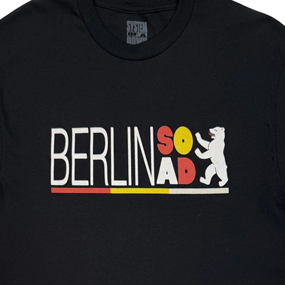 【予約商品】 SYSTEM OF A DOWN システムオブアダウン - Berlin Event Tour '26 / バックプリントあり / ツアー会場限定 / Tシャツ / メンズ