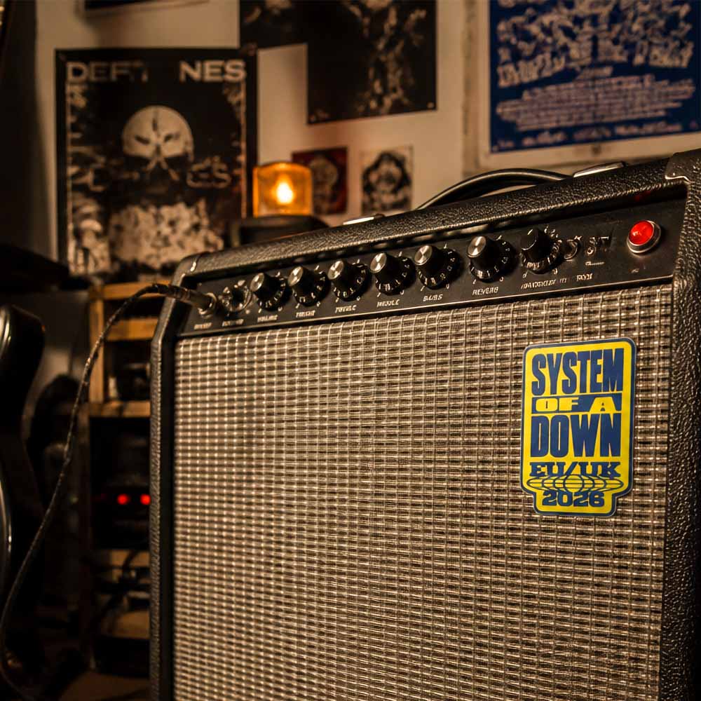 【予約商品】 SYSTEM OF A DOWN システムオブアダウン - Tour '26 / 7枚セット / ツアー会場限定 / ステッカー
