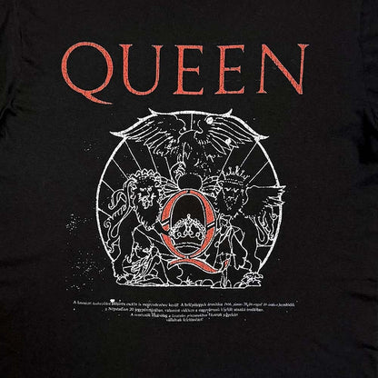QUEEN クイーン - Budapest Iconic Poster Crest / バックプリントあり / Tシャツ / メンズ