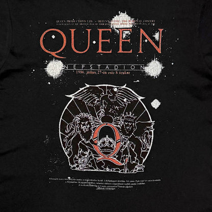QUEEN クイーン - Budapest Iconic Poster Crest / バックプリントあり / Tシャツ / メンズ