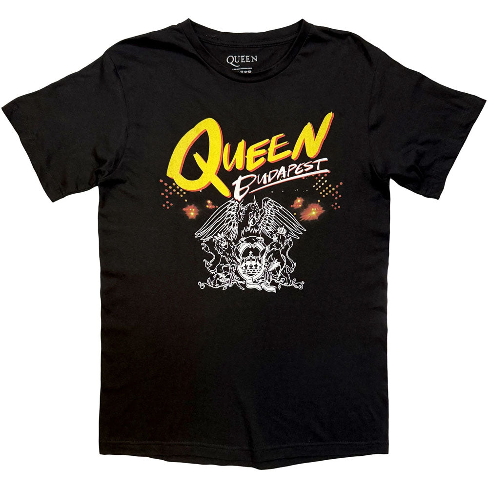 QUEEN クイーン - Budapest Setlist / バックプリントあり / Tシャツ / メンズ