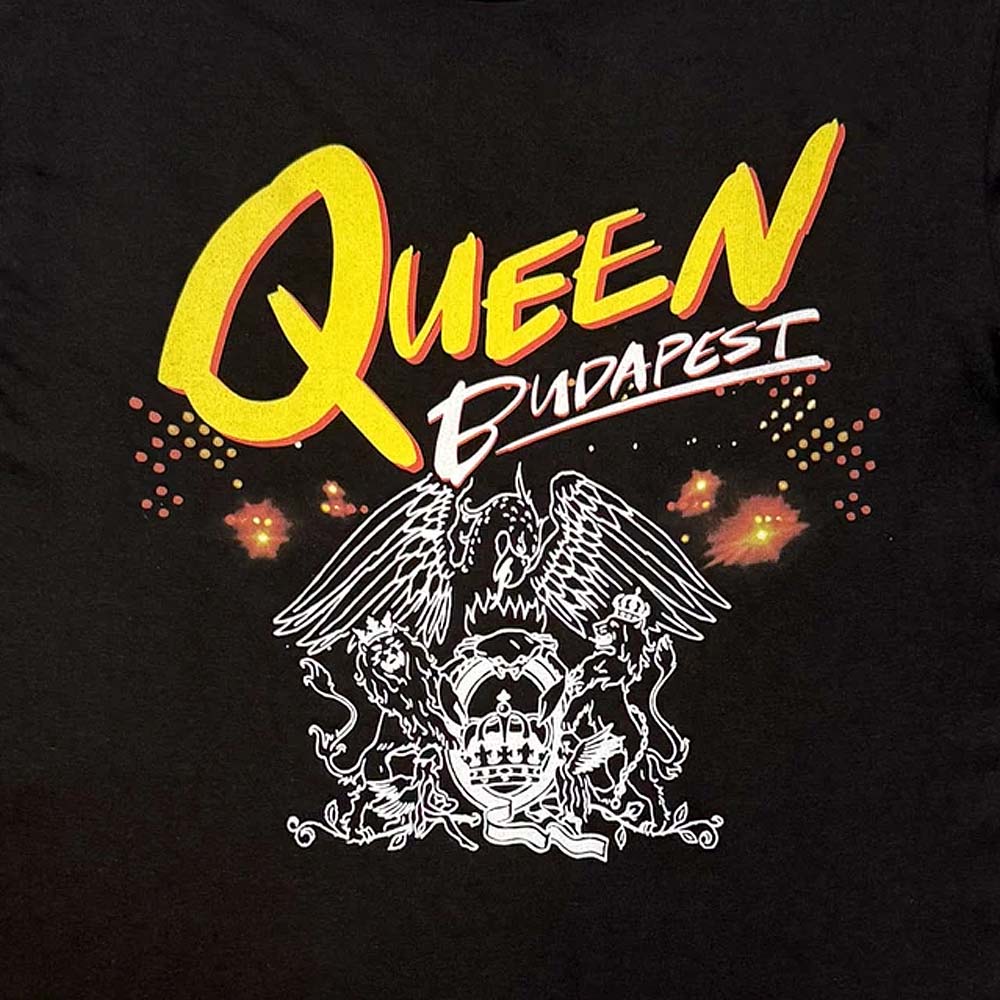 QUEEN クイーン - Budapest Setlist / バックプリントあり / Tシャツ / メンズ