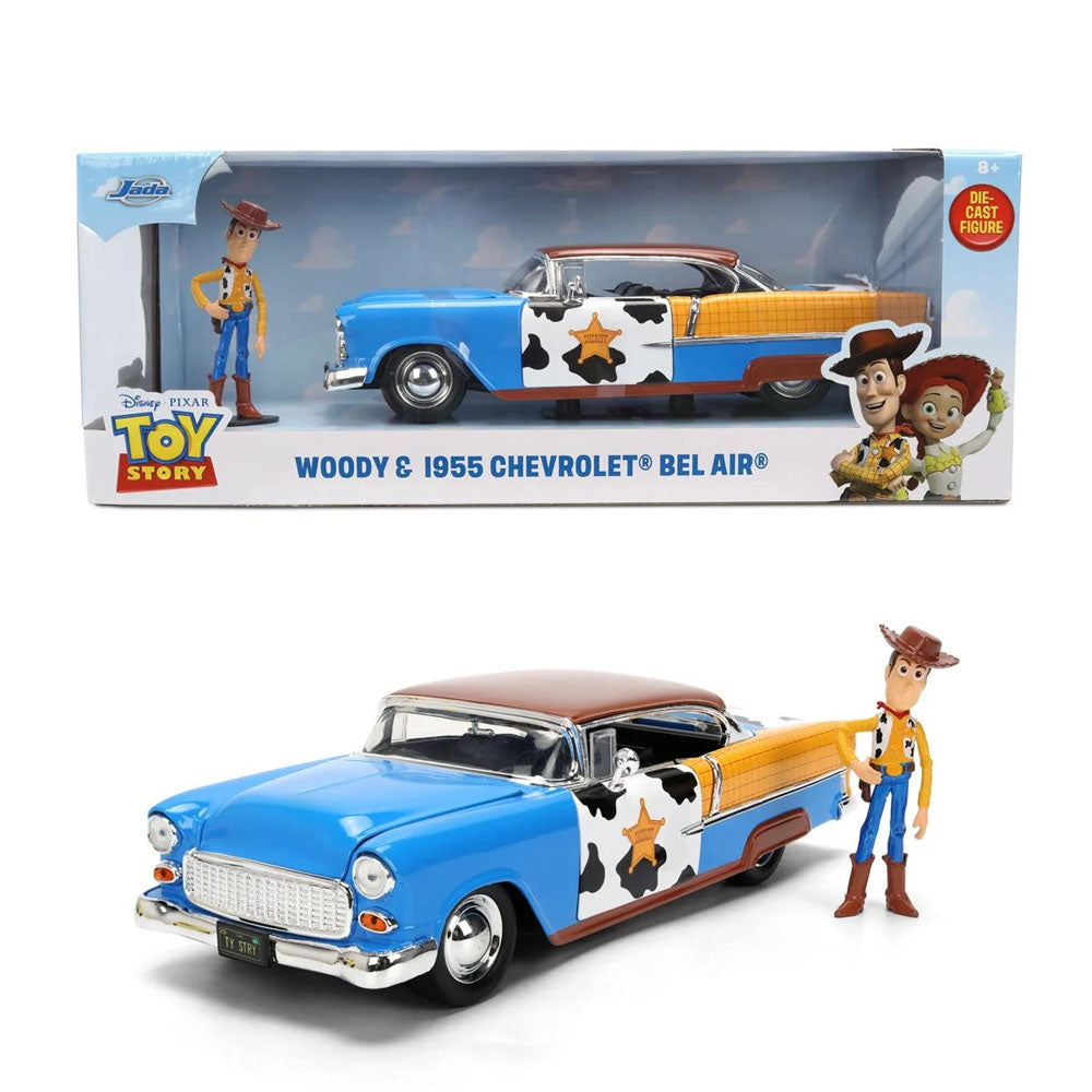 ミニカー TOY STORY WOODY & 1955 CHEVROLET BEL AIR 予約商品】 TOY STORY トイ・ストーリー - Woody & 1955 Chevrolet Bel