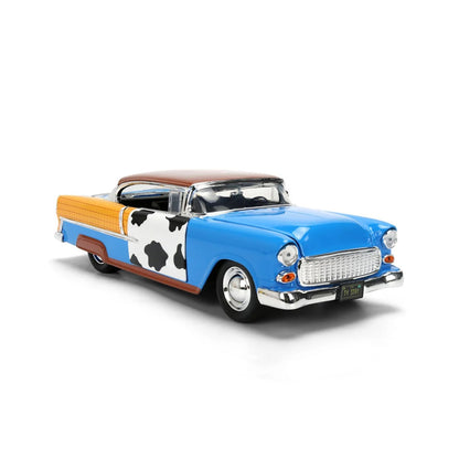 【予約商品】 TOY STORY トイ・ストーリー - Woody & 1955 Chevrolet Bel Air 1:24 Scale Die-Cast Metal Vehicle with Woody Figure / フィギュア・人形