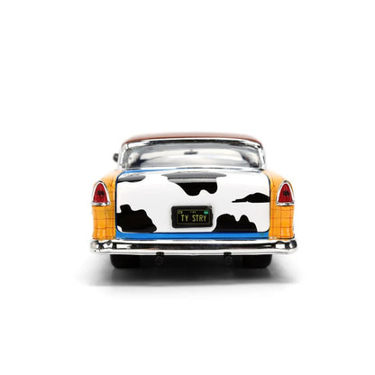 【予約商品】 TOY STORY トイ・ストーリー - Woody & 1955 Chevrolet Bel Air 1:24 Scale Die-Cast Metal Vehicle with Woody Figure / フィギュア・人形