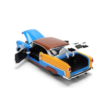 【予約商品】 TOY STORY トイ・ストーリー - Woody & 1955 Chevrolet Bel Air 1:24 Scale Die-Cast Metal Vehicle with Woody Figure / フィギュア・人形