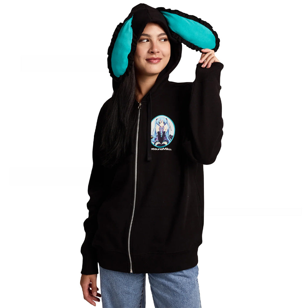 HATSUNE MIKU 初音ミク - Cosplay Bunny Ears / Full-Zip / パーカー・スウェット / レディース