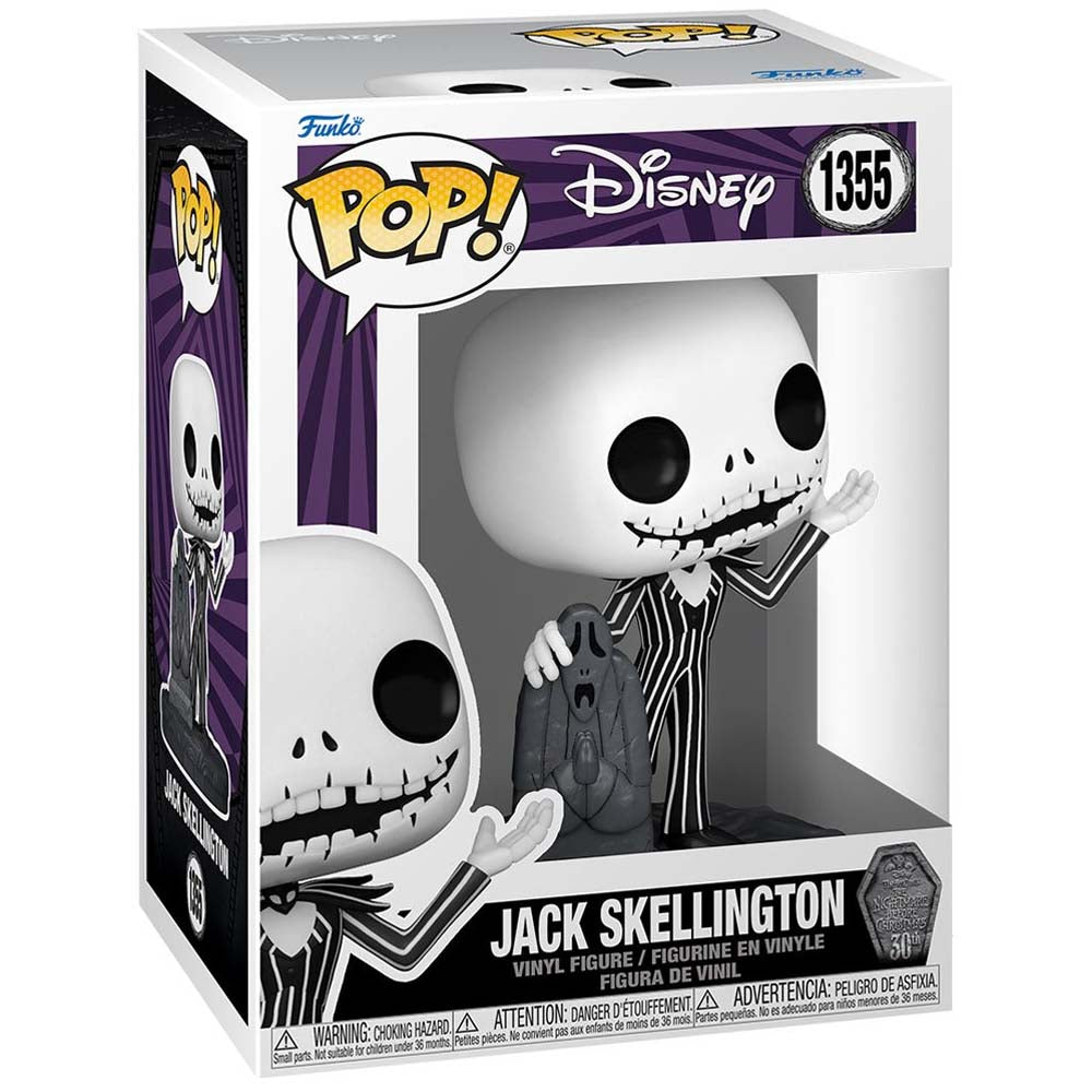 【予約商品】 NIGHTMARE BEFORE CHRISTMAS ナイトメアー・ビフォア・クリスマス - 30th Anniversary Jack Skellington with Gravestone Funko Pop! Vinyl Figure / フィギュア・人形