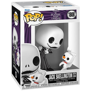 【予約商品】 NIGHTMARE BEFORE CHRISTMAS ナイトメアー・ビフォア・クリスマス - Jack Skellington with Zero (Wave 9) Funko Pop! Vinyl Figure and Pop! Buddy / フィギュア・人形
