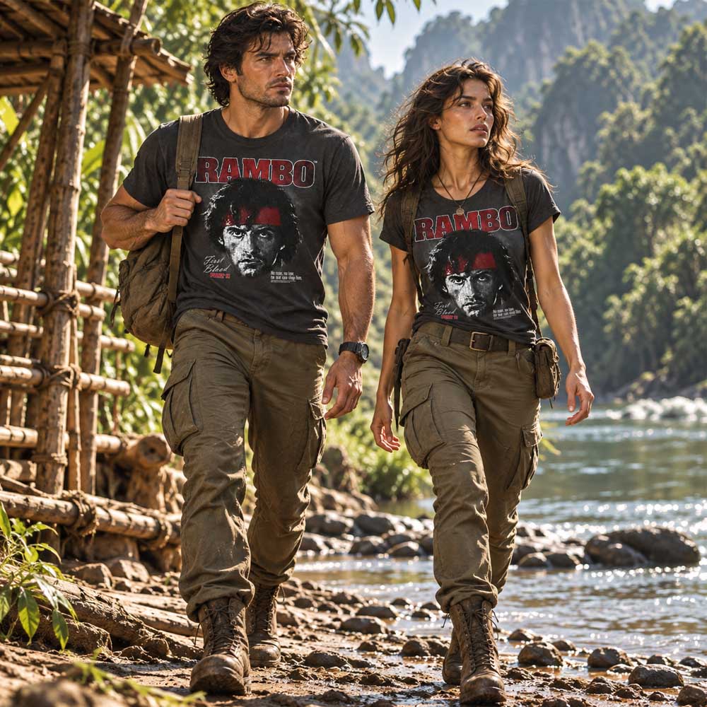 【予約商品】 RAMBO ランボー - FIRST BLOOD PART 2 PORTRAIT / Tシャツ / メンズ