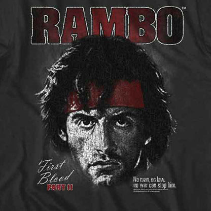 【予約商品】 RAMBO ランボー - FIRST BLOOD PART 2 PORTRAIT / Tシャツ / メンズ