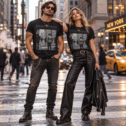 【予約商品】 BON JOVI ボンジョヴィ - ALBUM COVER / Tシャツ / メンズ