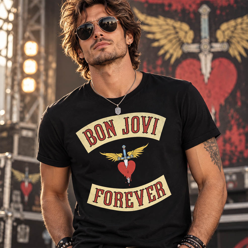 BON JOVI ボンジョヴィ - Dagger Heart / Tシャツ / メンズ
