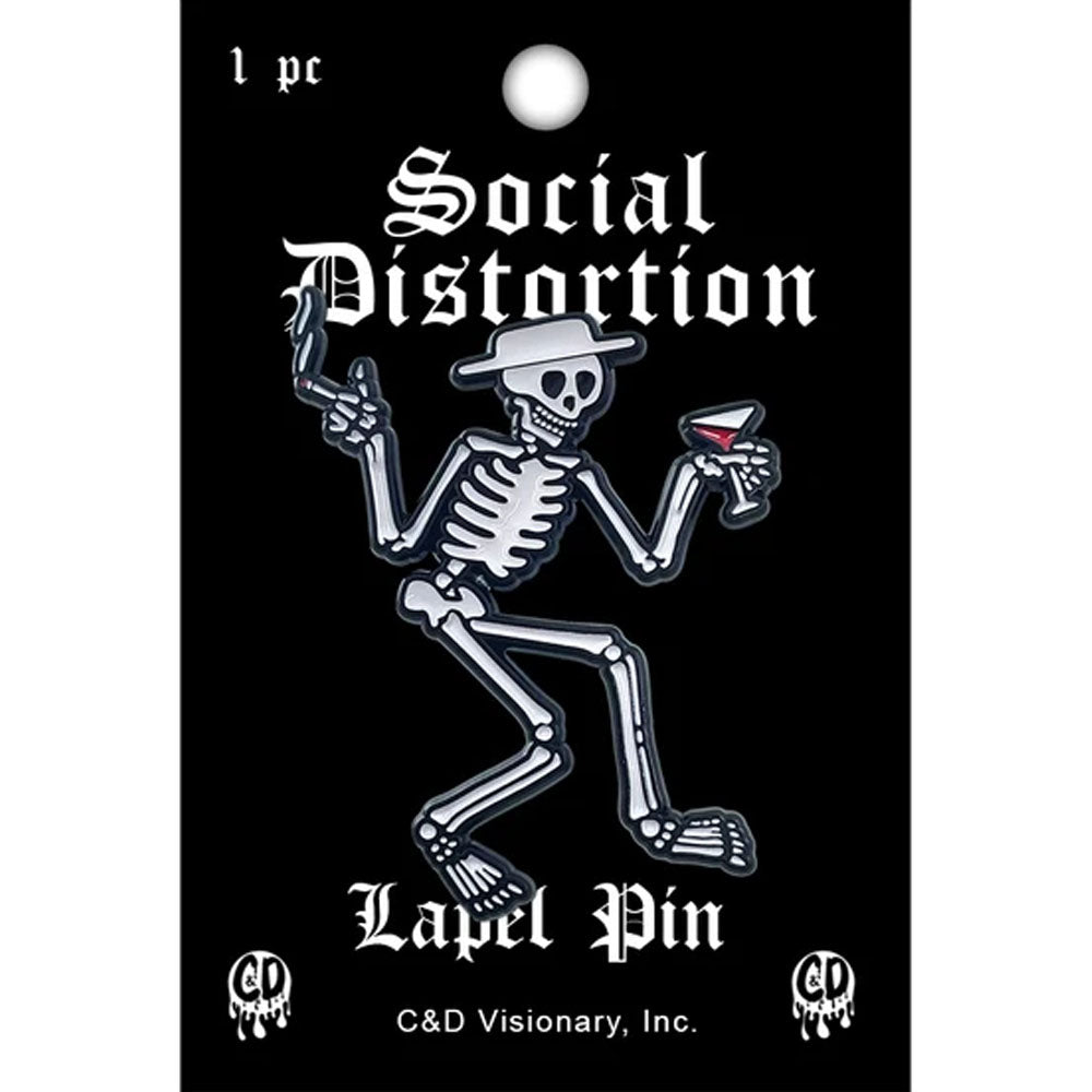SOCIAL DISTORTION ソーシャルディストーション - Skelly / LAPEL PIN / バッジ