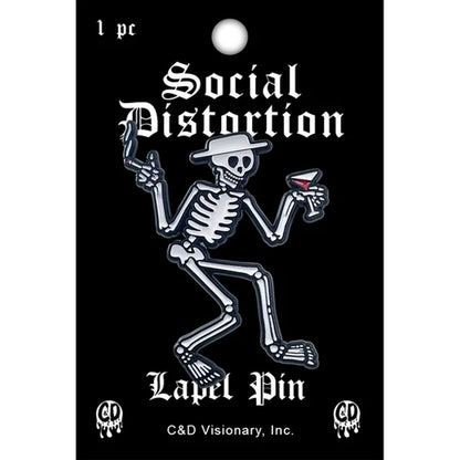 SOCIAL DISTORTION ソーシャルディストーション - Skelly / LAPEL PIN / バッジ