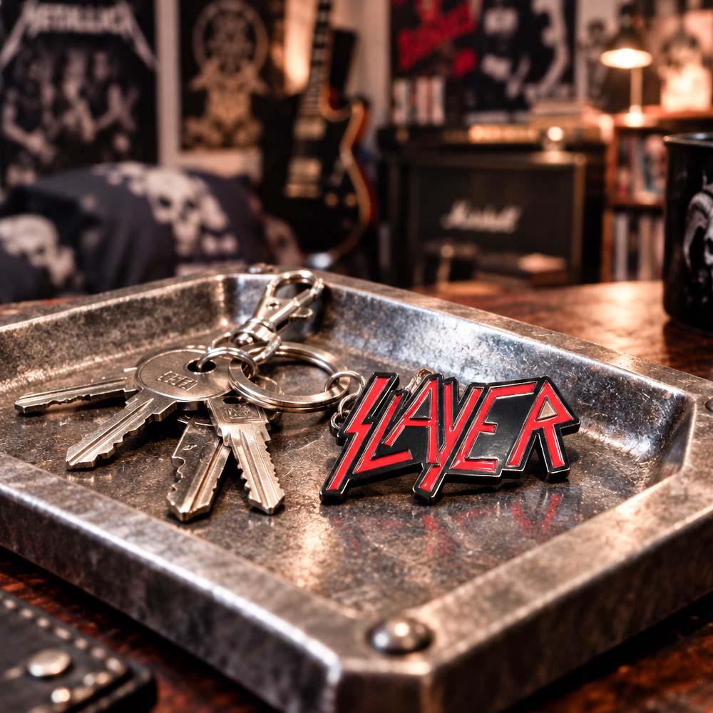 SLAYER スレイヤー (結成 45周年 ) - Slayer Logo / キーホルダー
