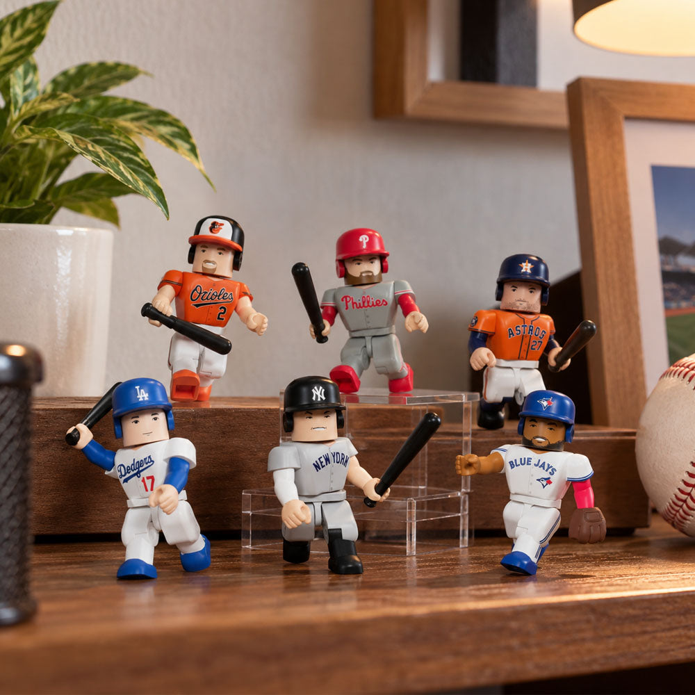 【予約商品】 MAJOR LEAGUE BASEBALL メジャーリーグ - MLB Construct-a-Figure Series 1 Blind Bag / Random Mini-Figure / フィギュア・人形