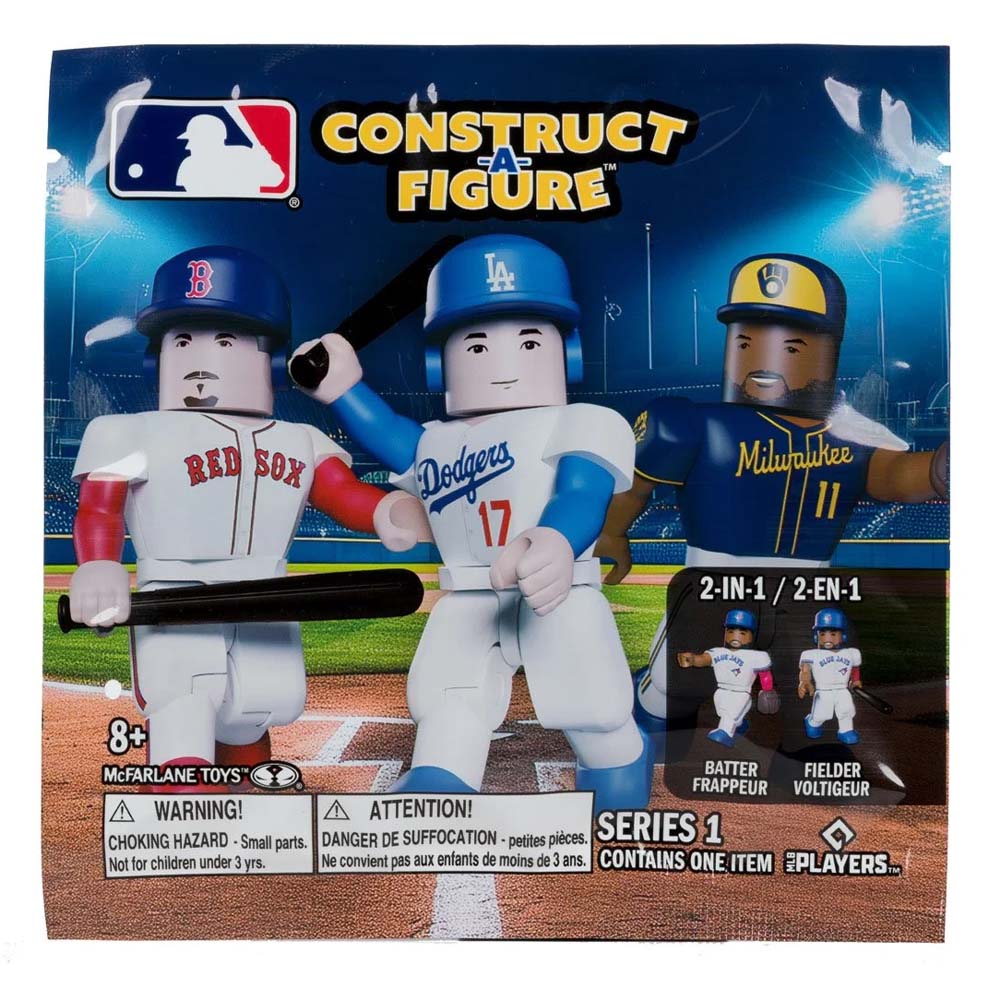 【予約商品】 MAJOR LEAGUE BASEBALL メジャーリーグ - MLB Construct-a-Figure Series 1 Blind Bag / Random Mini-Figure / フィギュア・人形
