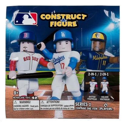 【予約商品】 MAJOR LEAGUE BASEBALL メジャーリーグ - MLB Construct-a-Figure Series 1 Blind Bag / Random Mini-Figure / フィギュア・人形