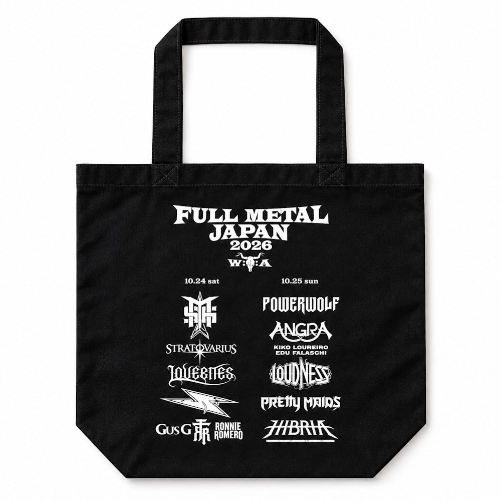 FULL METAL JAPAN フルメタルジャパン - Festival Logo 2026 / トートバッグ