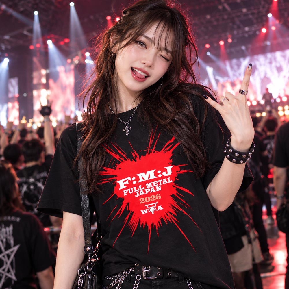 【予約商品】 FULL METAL JAPAN フルメタルジャパン - Red Splash 2026 / Tシャツ / メンズ