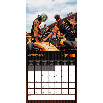 【予約商品】 FORMULA ONE（F1） フォーァミュラワン - MACLAREN 2027 Square Calendar / 壁掛け / カレンダー・ダイアリー