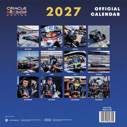 【予約商品】 FORMULA ONE（F1） フォーァミュラワン - ORACLE RED BULL RACING 2027 Square Calendar / 壁掛け / カレンダー・ダイアリー