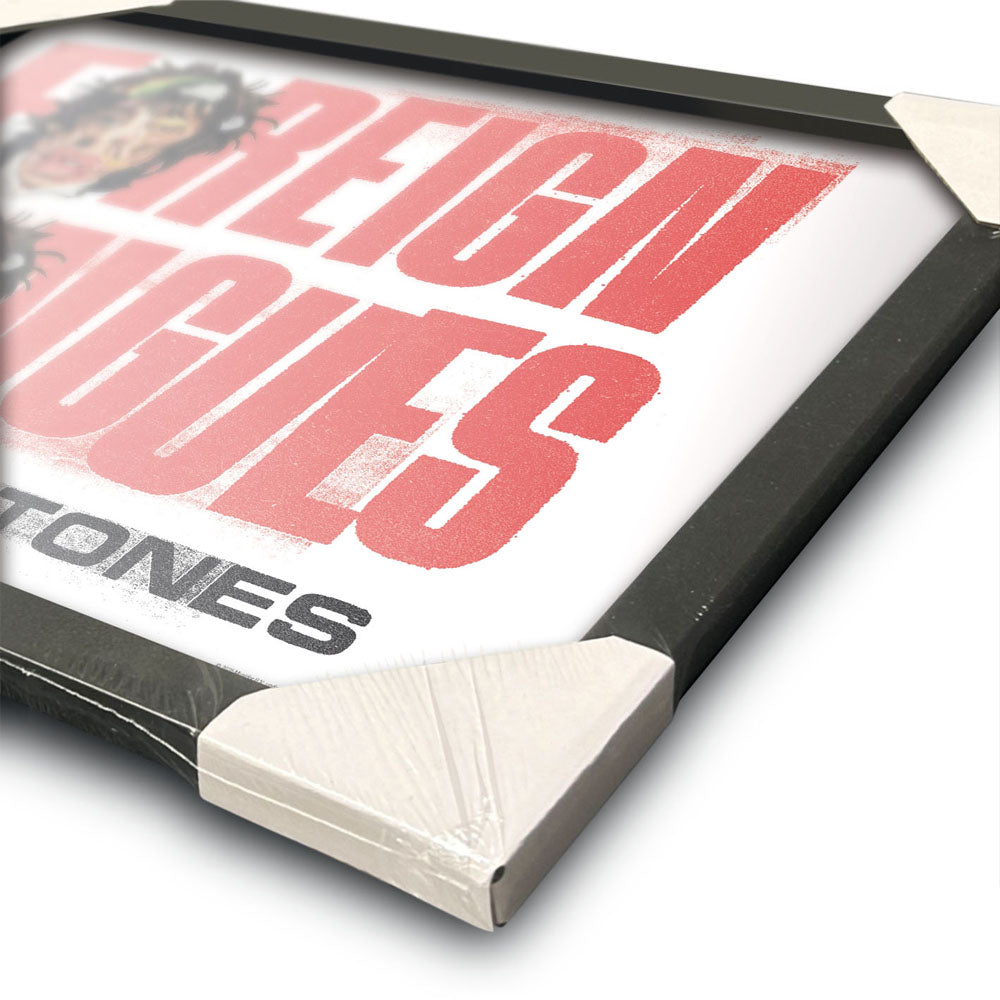 【予約商品】 ROLLING STONES ローリングストーンズ - FOREIGN TONGUES / インテリア額