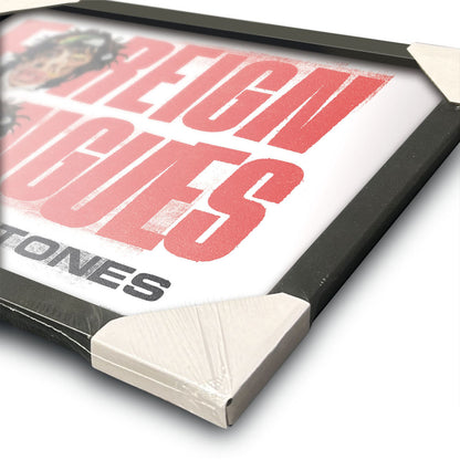 【予約商品】 ROLLING STONES ローリングストーンズ - FOREIGN TONGUES / インテリア額