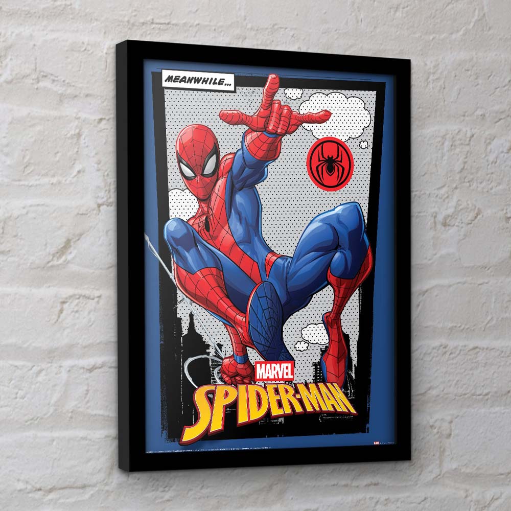 【予約商品】 SPIDERMAN スパイダーマン - MEANWHILE / インテリア額