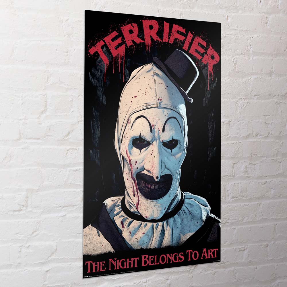 【予約商品】 TERRIFIER テリファー - THE NIGHT BELONGS TO ART / ポスター