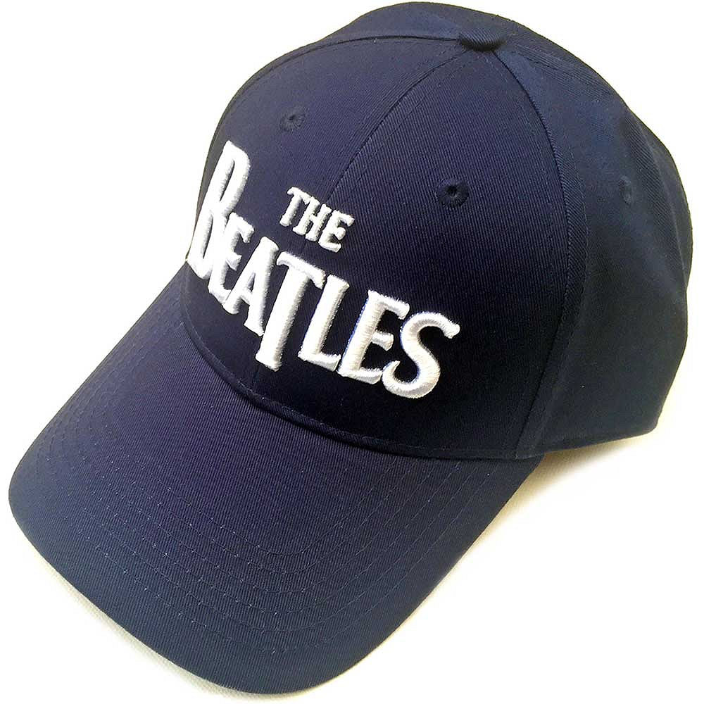 THE BEATLES ビートルズ (結成 65周年 ) - WHITE DROP T LOGO（刺繍） / キャップ / メンズ 【公式 / オフィシャル】