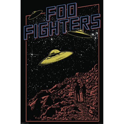 FOO FIGHTERS フーファイターズ (10月 来日 ) - UFO / ポスター 【公式 / オフィシャル】