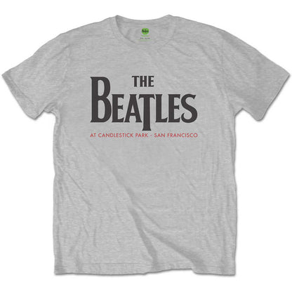 THE BEATLES ビートルズ (結成 65周年 ) - Candlestick Park / バックプリントあり / Tシャツ / メンズ 【公式 / オフィシャル】