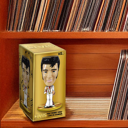 ELVIS PRESLEY エルヴィスプレスリー (RCAデビュー70周年 ) - Molded Goblet / ゴブレット / 食器・グラス｜公式ライセンス商品｜PGS