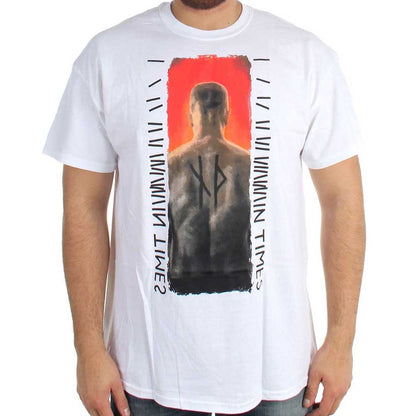 ENSLAVED エンスレイヴド - IN TIME WHITE / バックプリントあり / Tシャツ / メンズ｜公式ライセンス商品｜PGS