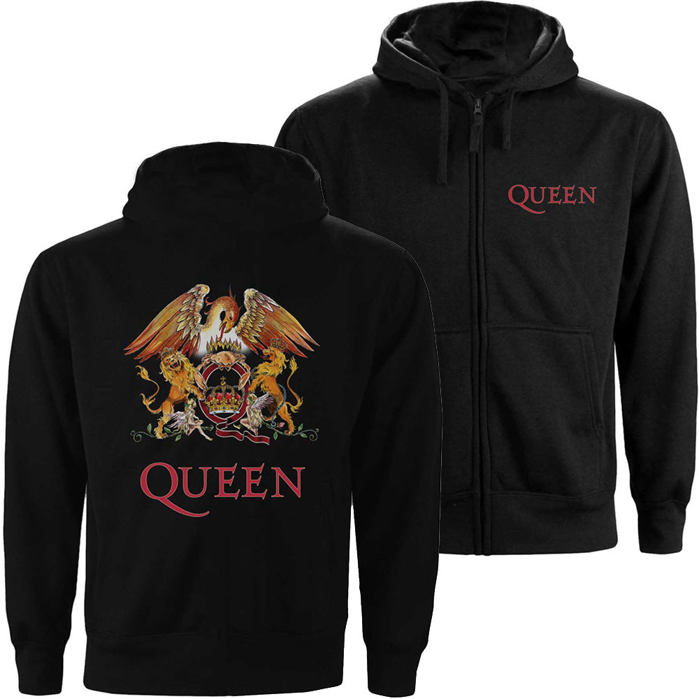 QUEEN クイーン (初来日50周年 ) - Classic Crest / ジップ / パーカー・スウェット / メンズ 【公式 / オフィシャル】