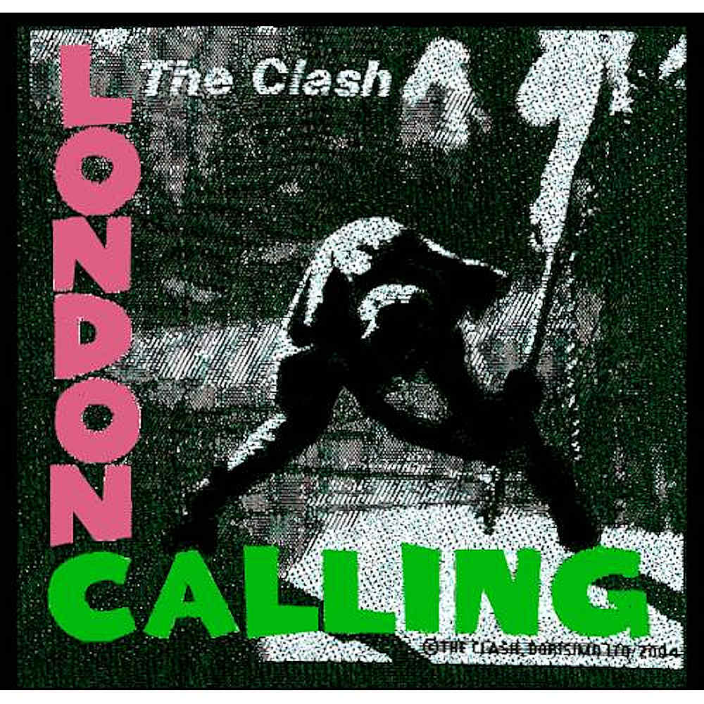 THE CLASH クラッシュ - LONDON CALLING / ワッペン 【公式 / オフィシャル】