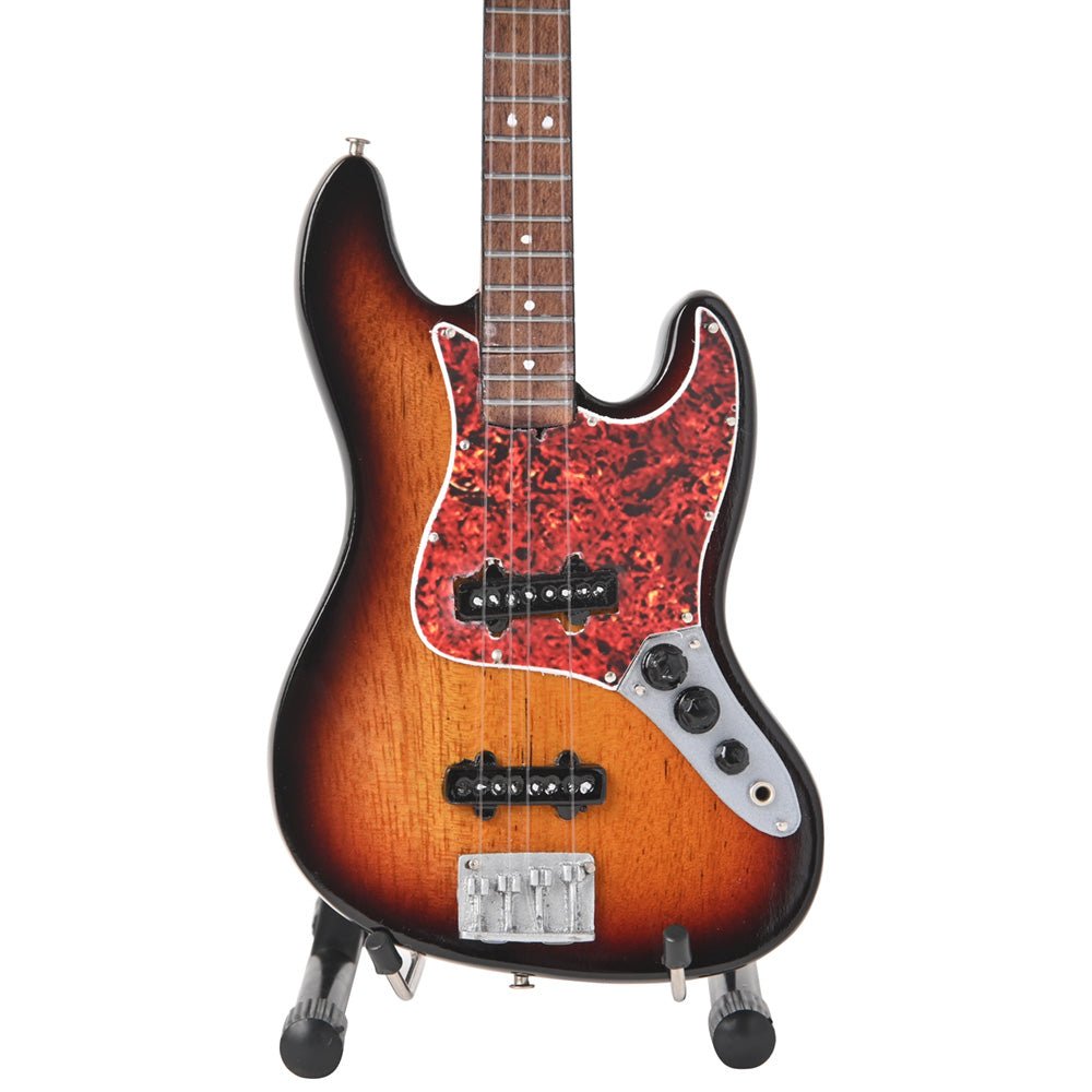 FENDER フェンダー - Sunburst Jazz Bass Miniature Guitar / ミニチュア楽器｜公式ライセンス商品｜PGS
