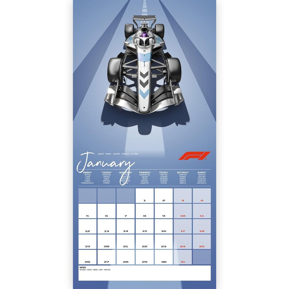 FORMULA ONE（F1）｜カレンダー・ダイアリー｜公式ライセンス商品｜PGS