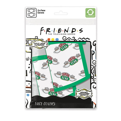 【廃番ラスト販売/特別価格】FRIENDS フレンズ - Central Perk 2枚セット / ファッション・マスク｜公式ライセンス商品｜PGS
