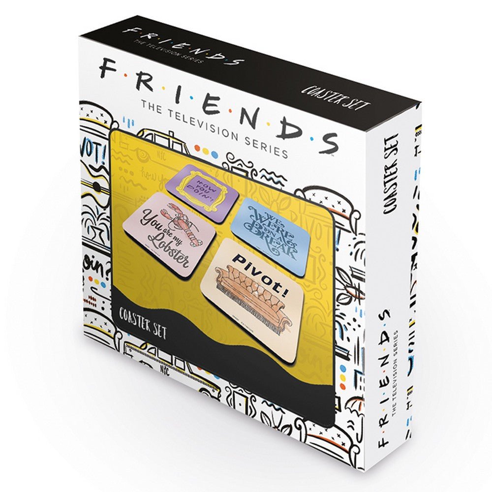 FRIENDS フレンズ - Quotes / 4枚セット / コースター｜公式ライセンス商品｜PGS