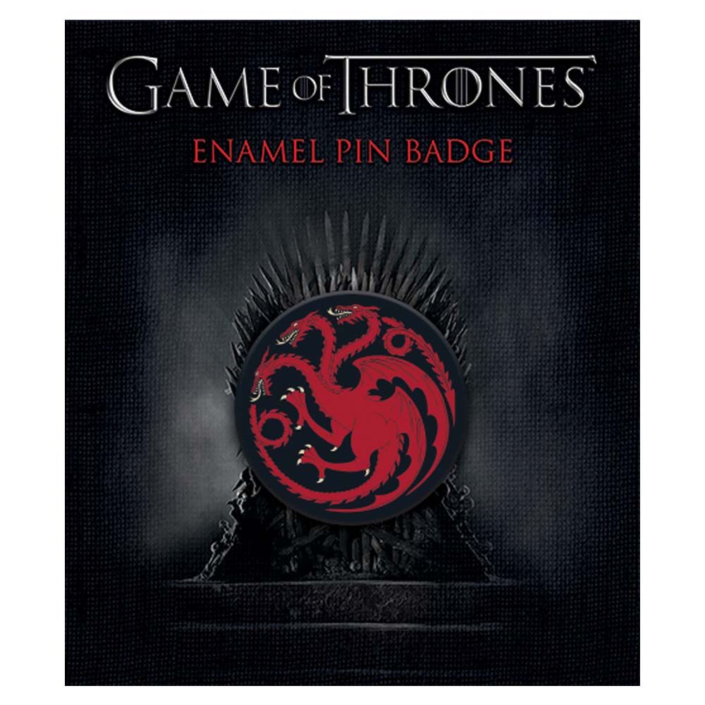 GAME OF THRONES - (15周年 ) - Targaryen / メタル・ピンバッジ