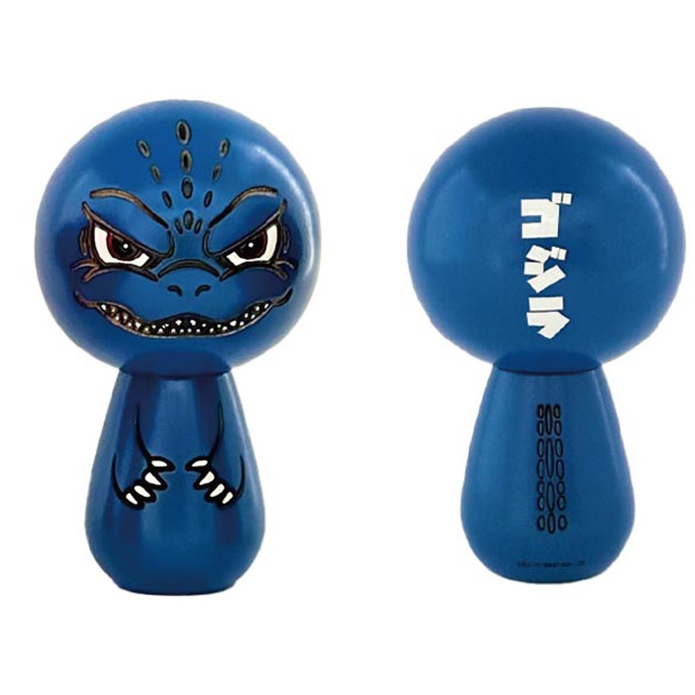 GODZILLA ゴジラ - Godzilla & Japanese traditional crafts / こけし / 小 / 藍 / ブルー / インテリア置物｜公式ライセンス商品｜PGS
