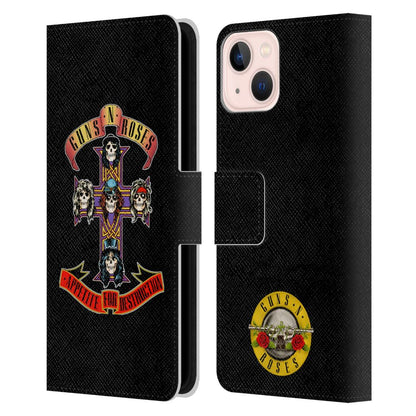 GUNS N ROSES - (デビュー 40周年 ) - Appetite for Destruction レザー手帳型