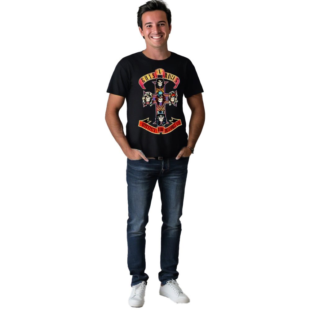 Guns N' Roses デニムジャケット Tシャツ cdセット Guns N'Roses】ロックTシャツ メンズ バンドTシャツ メンズ Guns N